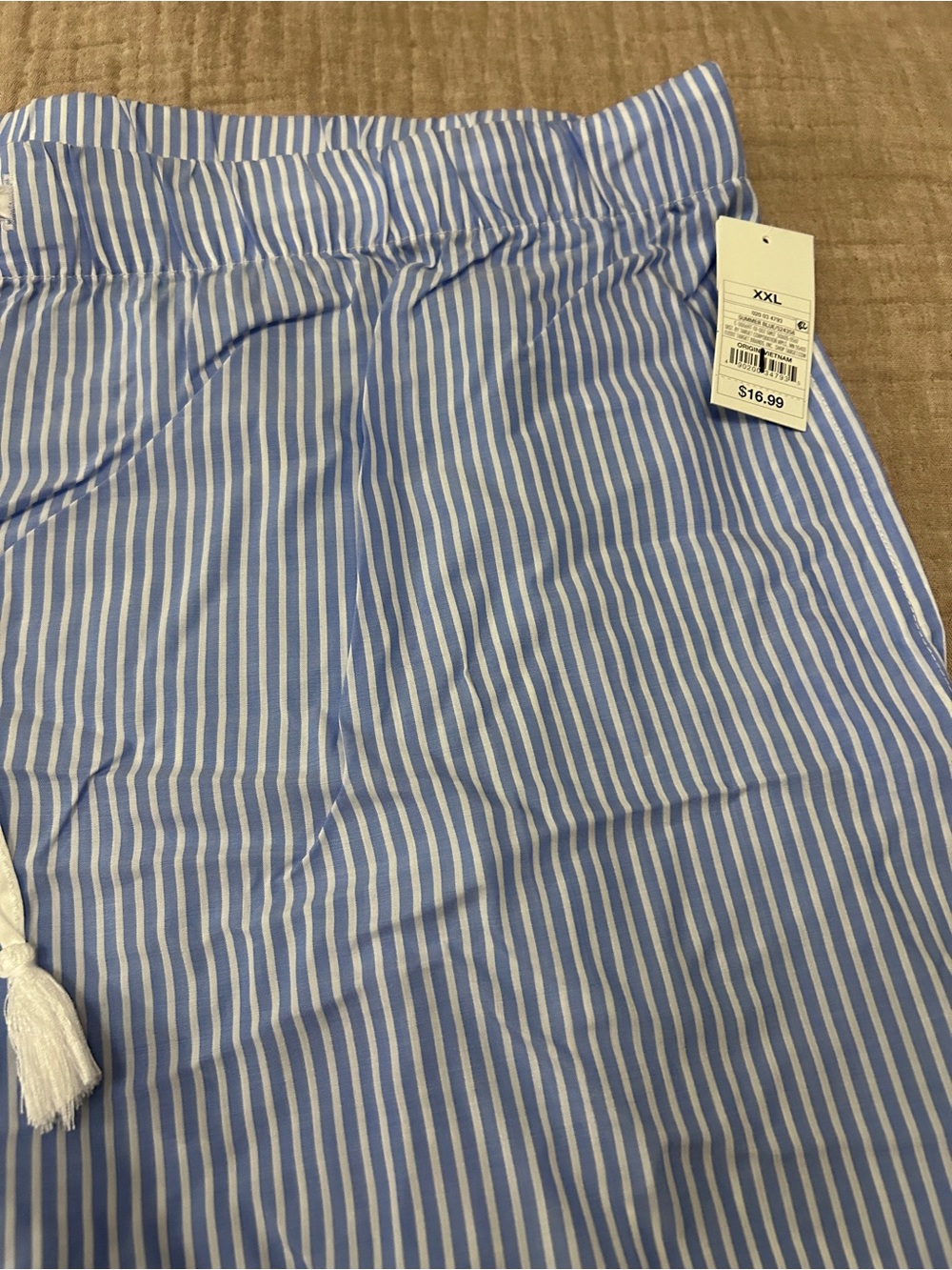 Target Blue and White Striped Pajama Pants